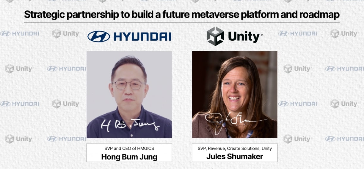 Hyundai Motor и Unity заключили партнерство по строительству метафабрики для ускорения инноваций в сфере «умного» производства