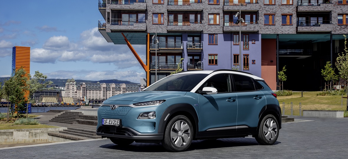 Hyundai KONA Electric достиг отметки в 100 000 проданных по всему миру автомобилей